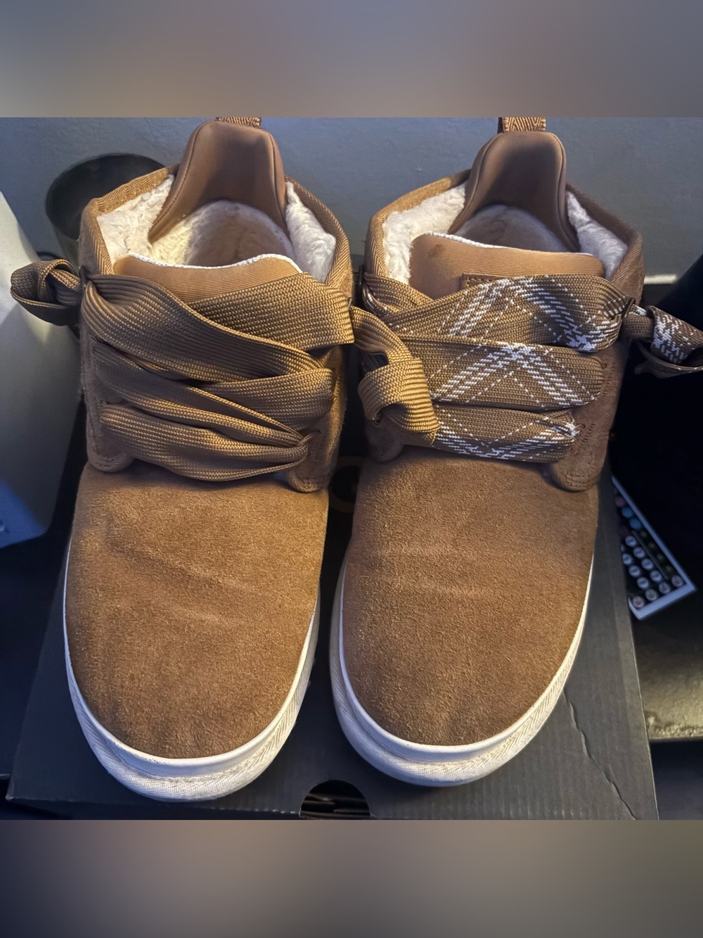 UGG Men's Chestnut Suede High-Top Sneakers